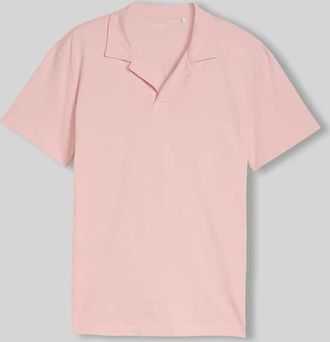 Tom Tailor Regular Fit Poloshirt aus Baumwoll-Mix mit Resortkragen in Pink, Gr&ouml;&szlig;e XXXL