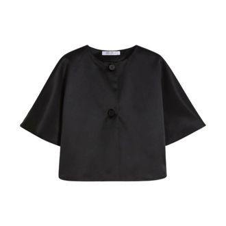 Max Mara Blouses, female, Black, Size: S Blouses