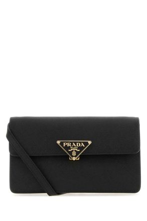 Prada Black Logo Mini Crossbody Bag