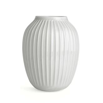 K&auml;hler Design - Hammersh&oslash;i Vase, H 25,5 cm / weiss