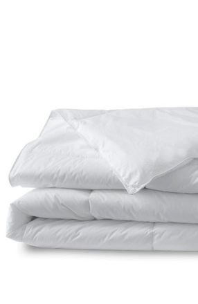 Lands End Pureloft Synthetic Down Comforter in White at Nordstrom, Size King