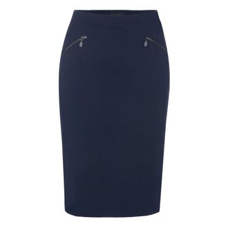 Belstaff Kokerrok - Dames - Rokken - Blauw - Maat: L Leer