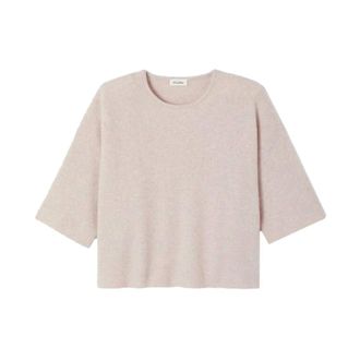 American Vintage Damsville Pullover - Dames - Truien - Roze - Maat: M/L Wol