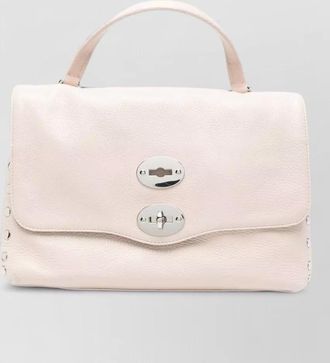 Zanellato leather stud-embellished shoulder bag