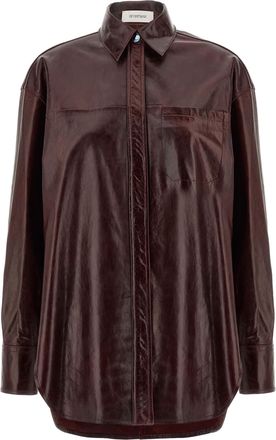 Sportmax Lamb Leather Womens Blouse