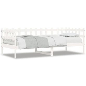 Berkfield Home Day Bed White 90x190 cm Solid Wood Pine
