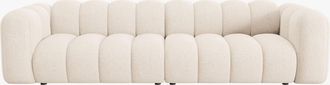 MICADONI 4-Sitzer Design Modul Sofa Lupine - Chenille-Bezug