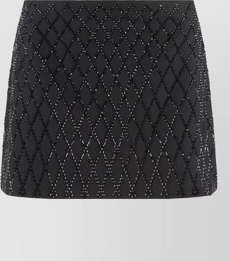 Pinko rhinestone-embellished mini skirt