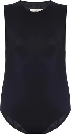 Maison Margiela Mouwloze Bodysuit - Dames - Bodies - Zwart - 3XS - Tops