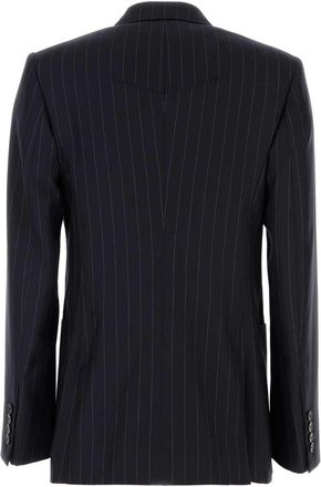 Givenchy Womens Embroidered Wool Blazer Darknavy Giacche E Gilet Jacket