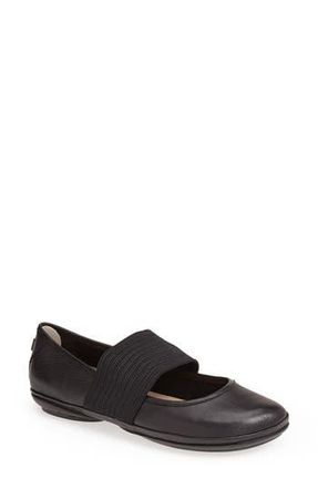 Camper Right Nina Leather Ballerina Flat in Black at Nordstrom Rack, Size 36