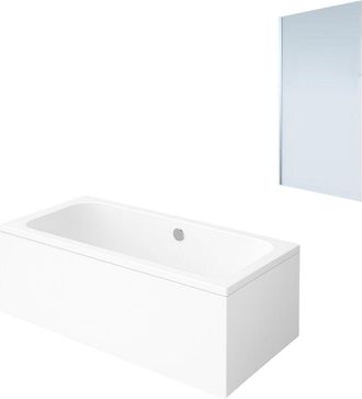 Villeroy & Boch Ba&ntilde;era Recta Villeroy & Boch Architectura Acr&iacute;lica 190 X 90 Cm + Mampara De Ba&ntilde;era Izquierda Aurys Mist 1 Cromada