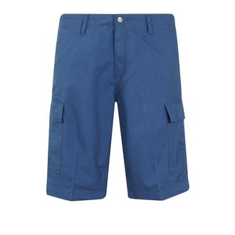 Carhartt Work in Progress Carhartt Wip, Casual Shorts, male, Blue, Size: W32 Regular Cargo Short