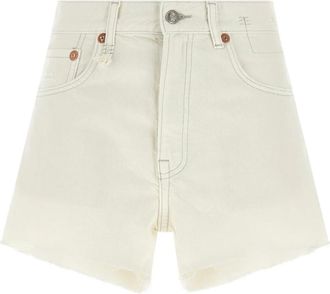 R13 X-Bf Shorts - Dames - Denim shorts - Wit - W27 - Katoen - Korte Broeken