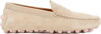 Tod's Gommino Bubble Loafer - Dames - Loafers - Beige - 35 1/2 EU - Leer - Schoenen