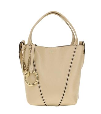 Chlo&eacute; Beige Spin Small Tote