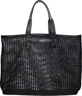 Dolce & Gabbana Herrens Umh&auml;ngetaschen Bast Schwarz