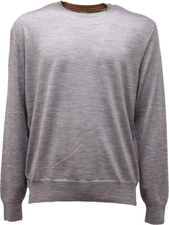 Eleventy Heren, Truien, Grijs, Maat: XL Zijde