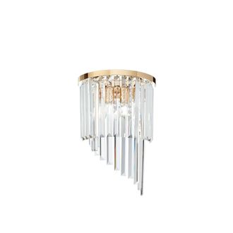 Netlighting Carlton 3 Light Wall Light Gold E14