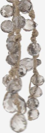 Mela Womens Beaded Earrings, Multicolour Natural Fiber