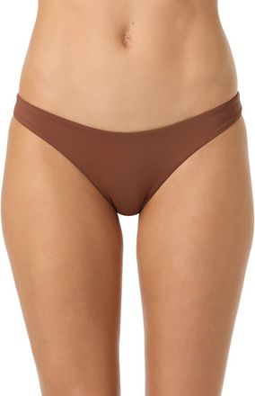 O'Neill Rockley Saltwater Solids Bikini Bottoms in Coconut Brown at Nordstrom, Size Xx-Large