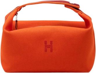 Herm&egrave;s Pre-owned Handbags, female, Orange, Size: ONE SIZE Pre-owned Bride-A-Brac Travel Case