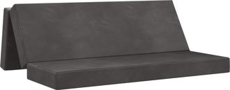 vidaXL Sof&aacute; Cama Plegable 200 X 67 X 45 Cm Gris Oscuro Vidaxl