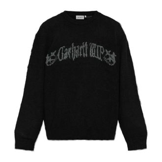 Carhartt Work in Progress Truien & Vesten, Heren, Zwart, S, Sweater With Logo