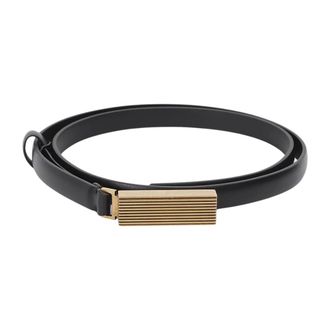 Khaite Belts, female, Black, Size: 85 CM Empire Belt