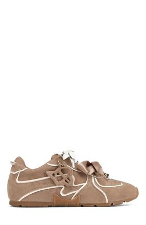 Naked Wolfe Adored Mesh Sneaker in Mushroom Suede at Nordstrom, Size X-Large