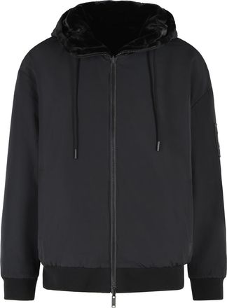 Moose Knuckles Bunny Black Polyester Reversible Jacket