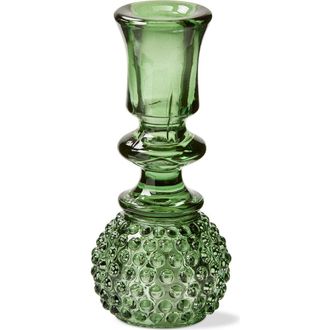 Tag Heritage Hobnail Green Glass Taper Candle Holder Decorative at Nordstrom
