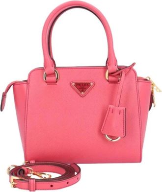 Prada Pre-owned Handbags, female, Pink, Size: ONE SIZE Pre-owned Vintage Handbag
