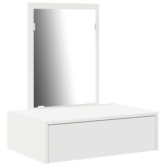 vidaXL Vidaxl - Mesa De Tocador Blanco 60 X 40 X 70 Cm Madera Contrachapada