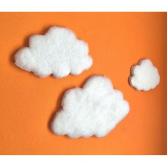 OEM Juego De 3 Nubes Esponjosas Para Habitaci&oacute;n Infantil