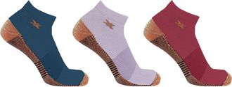 Extreme Fit 3-Pack Copper Infused Ankle Length Compression Socks in Urban Dusk at Nordstrom Rack, Size Large/x-Large