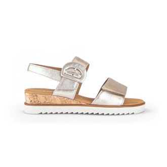 Gabor Schoenen, Dames, Beige, 40 EU, Leer, Sandalen
