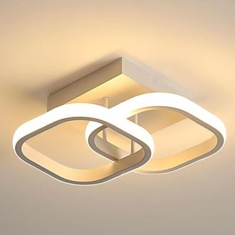 OEM Plafonnier Led - 22 W - 2475 Lm - Gradation Tricolore - Metal Y Pc - Para Cocina Salon Dormitorio - 29 Cm
