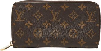 Louis Vuitton Brown Rose Ballerine Pvc Leather Long Wallet (Bi-Fold) (Pre-Owned)