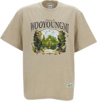 Wooyoungmi Short-Sleeve T-Shirt With A Print