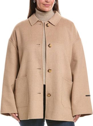 Marina Rinaldi Plus Nadia Short Wool-Blend Coat