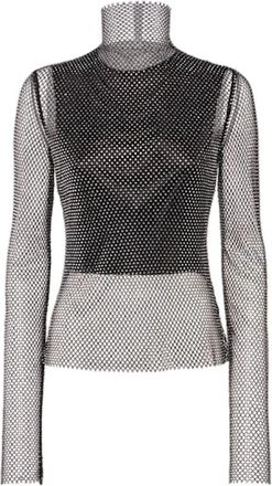 Sportmax Valdai Blouse - Dames - Longsleeves - Zwart - M - Polyester - Tops