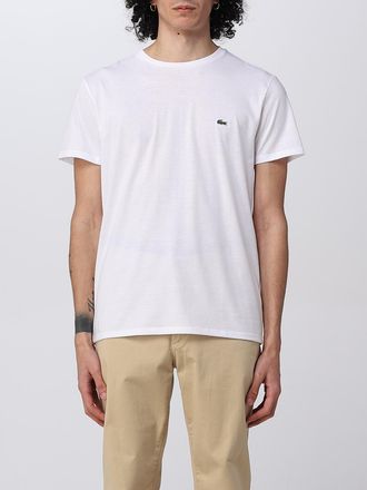 Lacoste T-shirt in cotone Pima con mini logo Lacoste