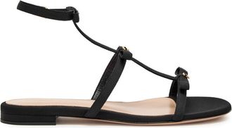 Gianvito Rossi Malou Woven Sandals - Black - 40 (IT40 / UK7)