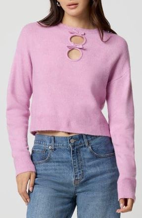 Florence By Mills Baby Bow Pullover in Mauve Mist at Nordstrom Rack, Size Xx-Small