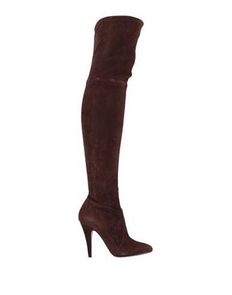 ブーツその他 Casadei Cleo' Brown Suede Boots Casadei: Brown Leather Boots now up to −81% | Stylight