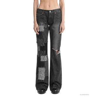 Junya Watanabe Patchwork Flared Jeans