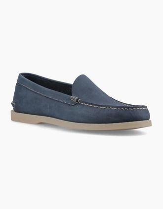 Sperry Top-Sider Mens Sperry Authentic Venetian Leather Mens Navy Loafers - Blue - Size: 12