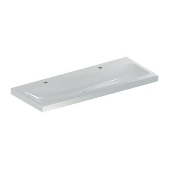Keramag Keramag - Lavabo Geberit Icon Light, 120 Cm X 48 Cm, Con 2 Orificios Para