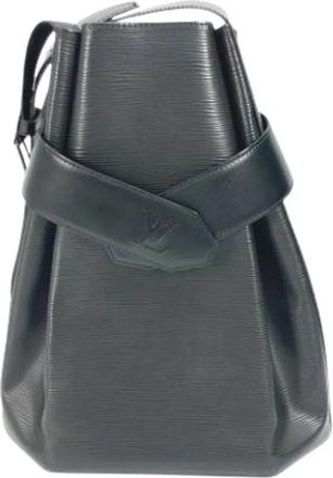 Louis Vuitton Pre-owned M80155 Pouch Shoulder Bag - Dames - Vintage Schoudertas - Zwart - ONE Size - Leer - Vintage